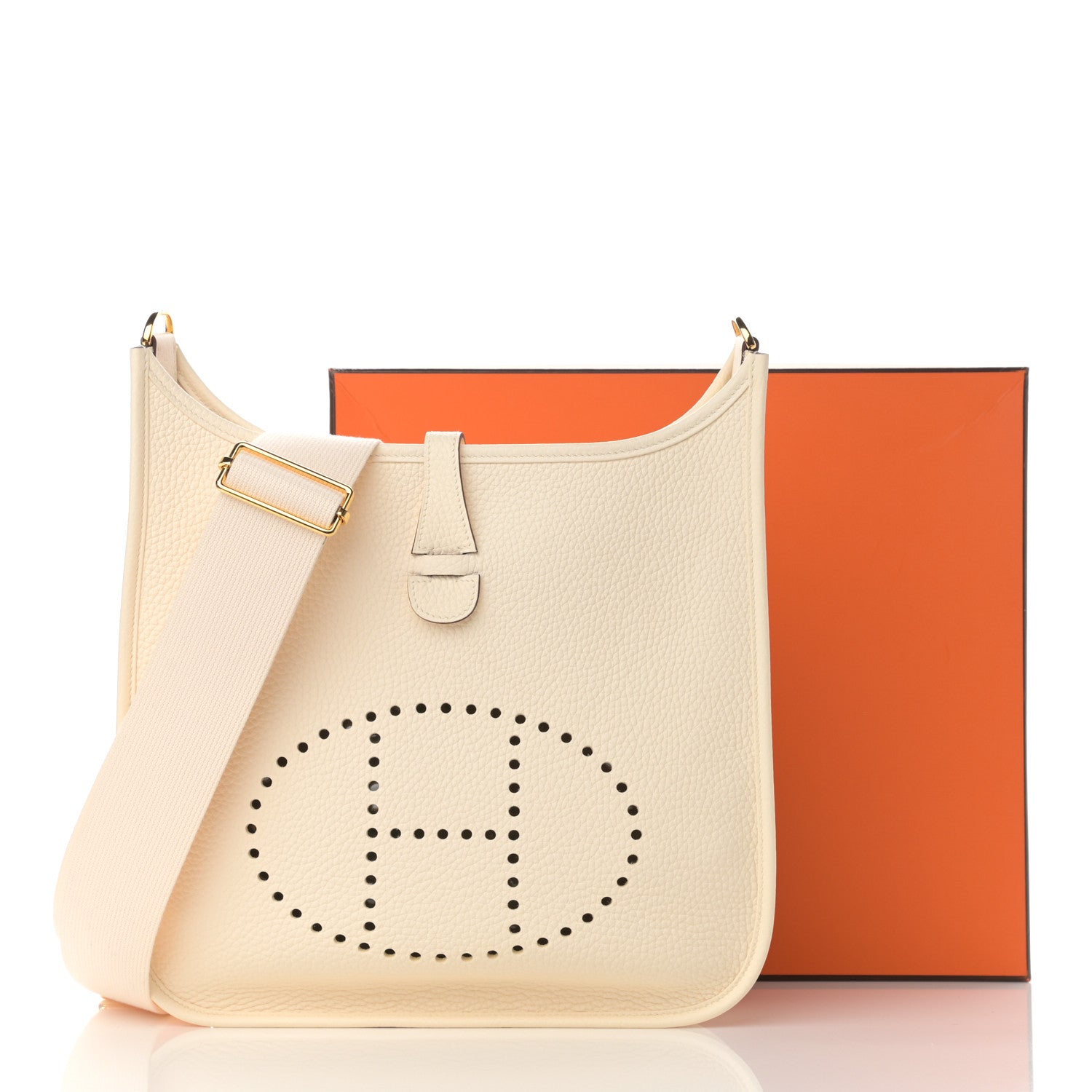 Hermes Taurillon Clemence Evelyne III PM Nata 11 of 11