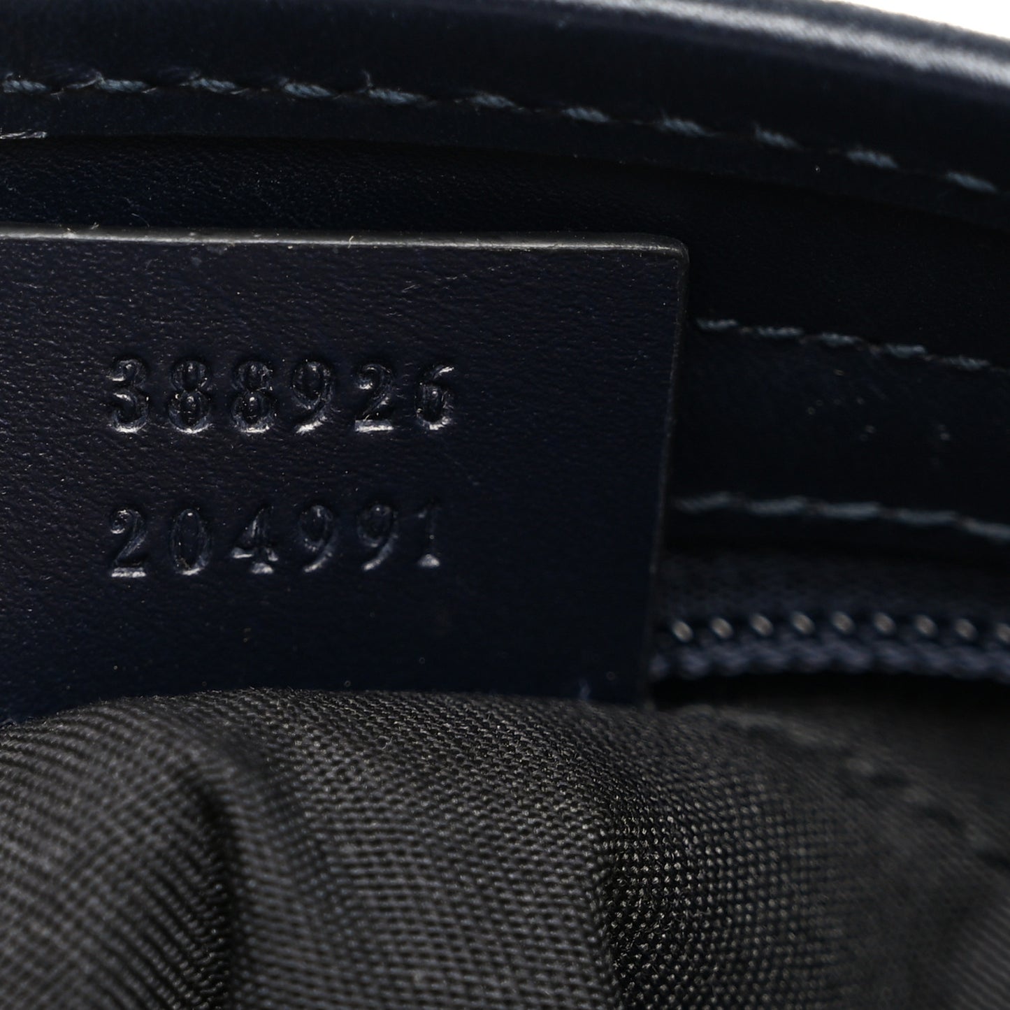 GG Supreme Monogram Web Flat Messenger Bag Navy