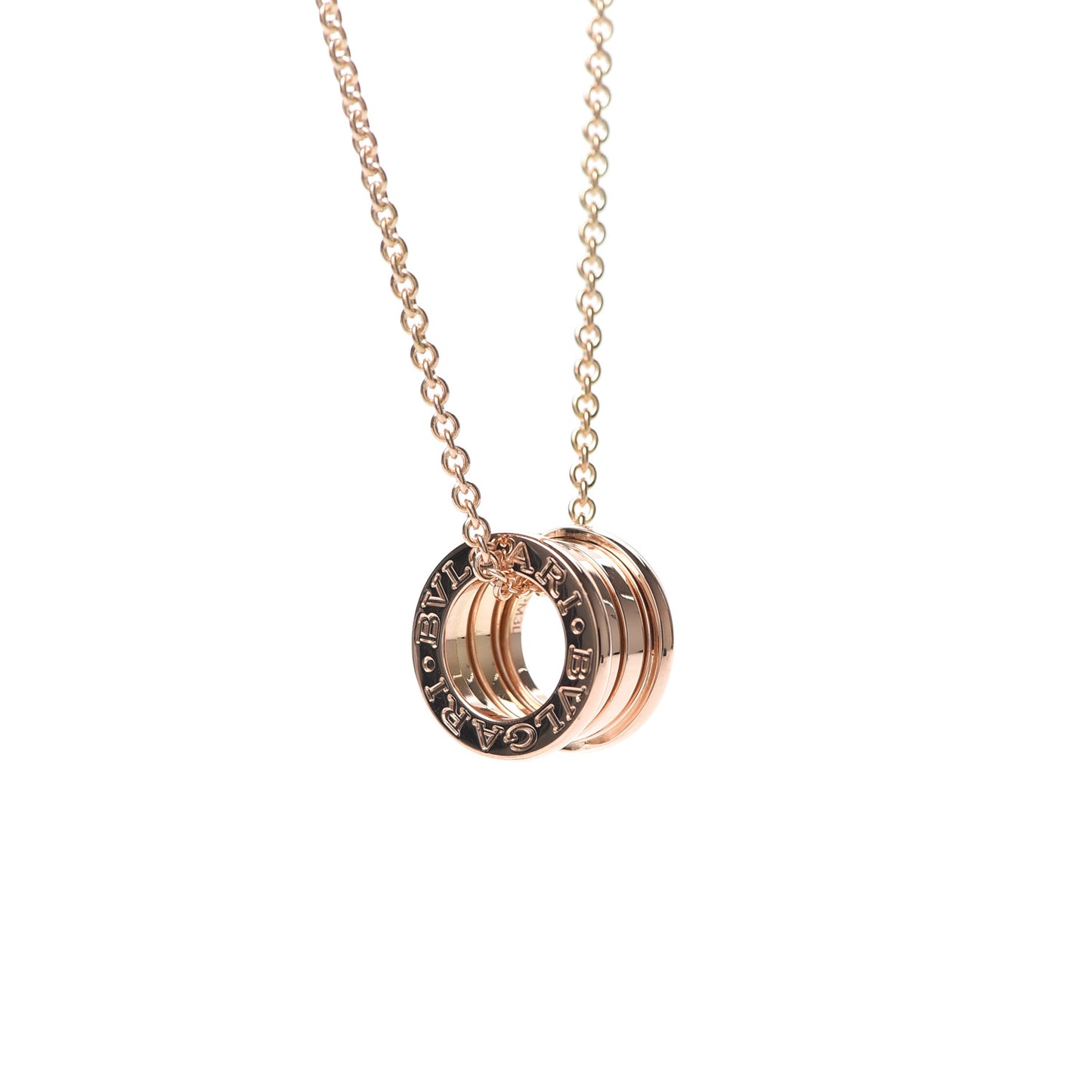 18K Rose Gold B.Zero1 Pendant Necklace
