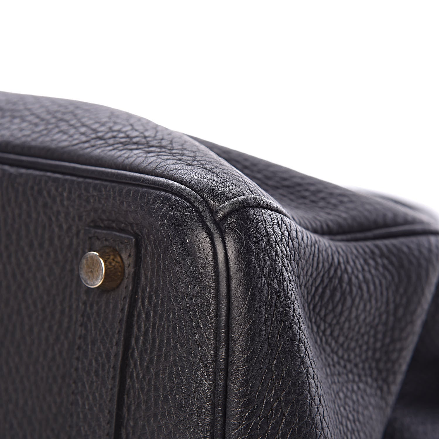 Hermes Taurillon Clemence Birkin 35 Black 10 of 12