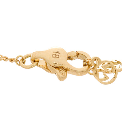 Gucci 18K Yellow Gold Diamond Star GG Station Bracelet 5 of 5