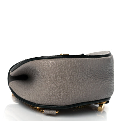 Chloe Grained Lambskin Mini Drew Crossbody Backpack Motty Grey 4 of 8