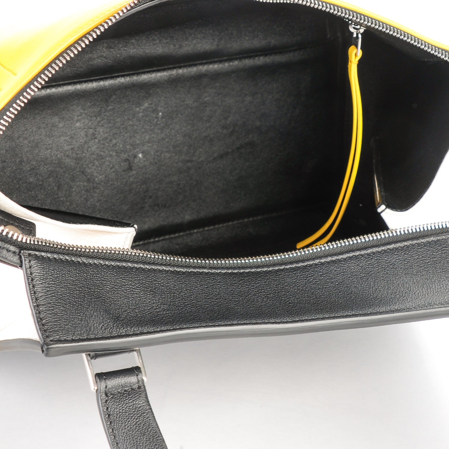 Celine Smooth Calfskin Small Tri-Color Edge Shoulder Bag Yellow 5 of 8