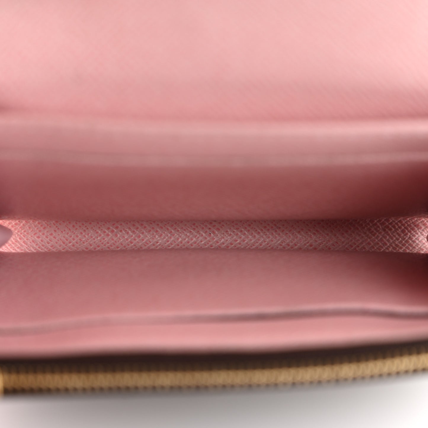 Damier Ebene Rosalie Coin Purse Rose Ballerine