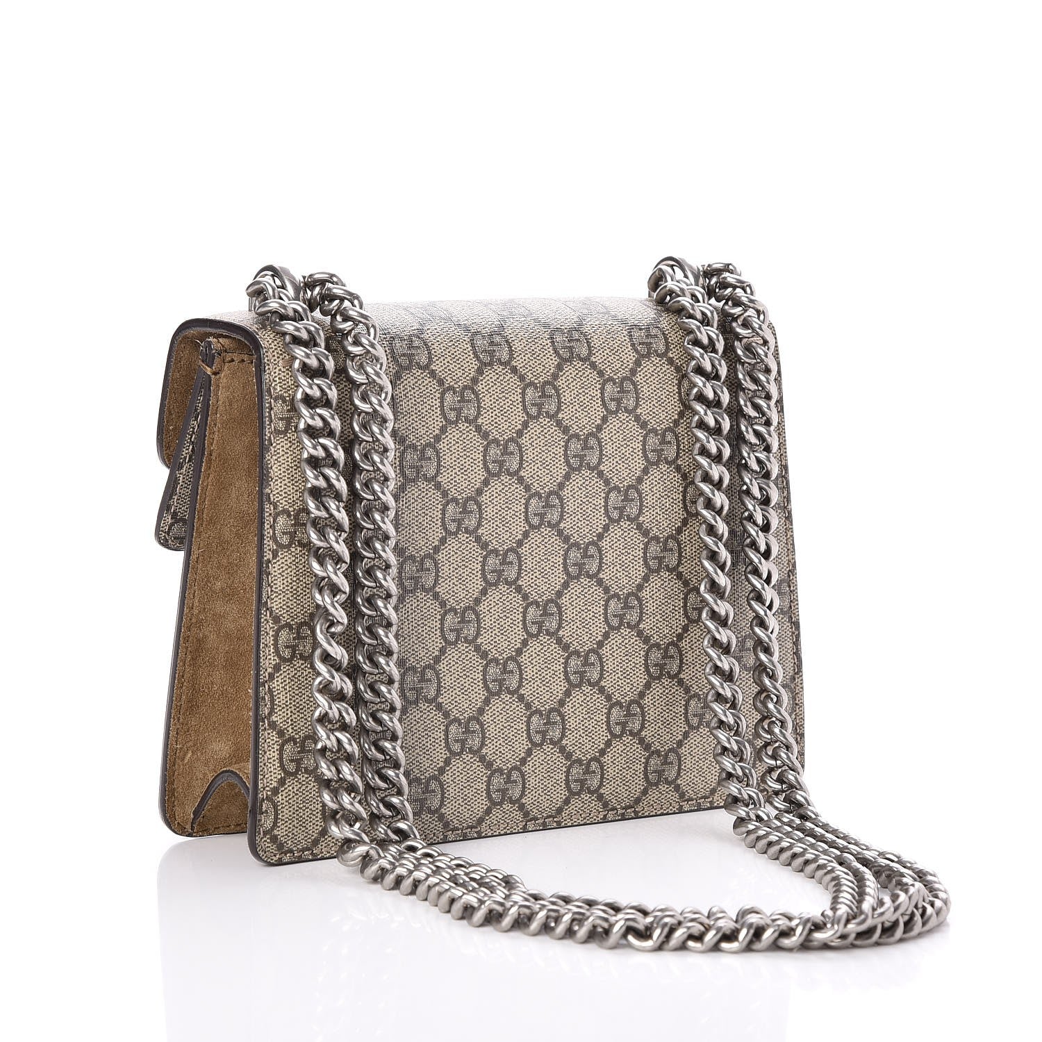 Gucci GG Supreme Monogram Mini Dionysus Shoulder Bag Taupe 4 of 9