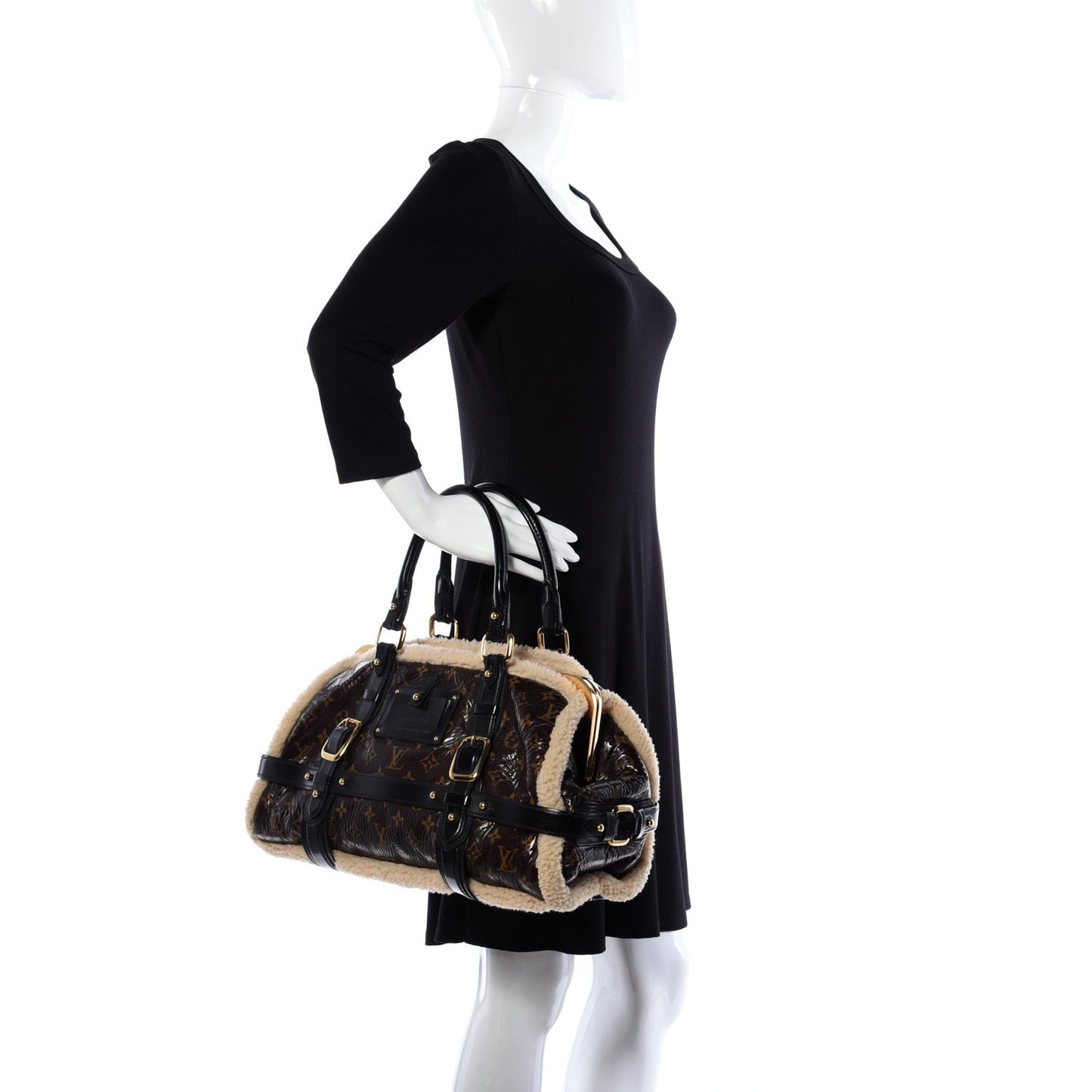 Monogram Shearling Storm Bag