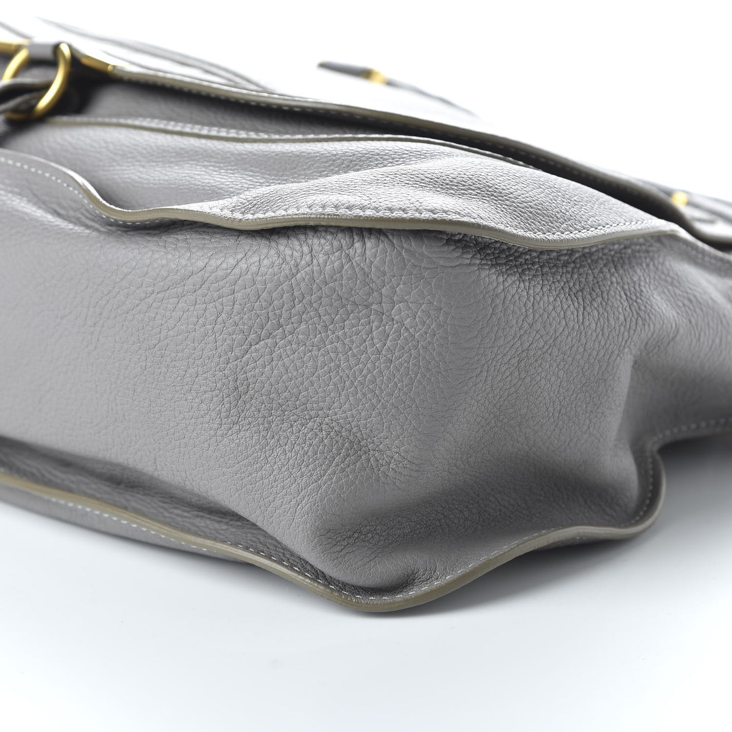 Calfskin Large Marcie Satchel Cashmere Grey