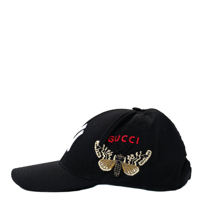 Gucci X MLB Cotton NY Yankees Baseball Hat 57-61 Black 3 of 8