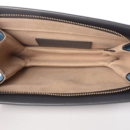 Givenchy Goatskin Suede Cross 3 Crossbody Bag Grey Blue 7 of 11