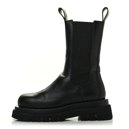Bottega Veneta Calfskin The Lug Chelsea 55mm Boots 36 Black 1 of 8