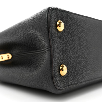 Louis Vuitton Taurillon Capucines PM Black 8 of 12