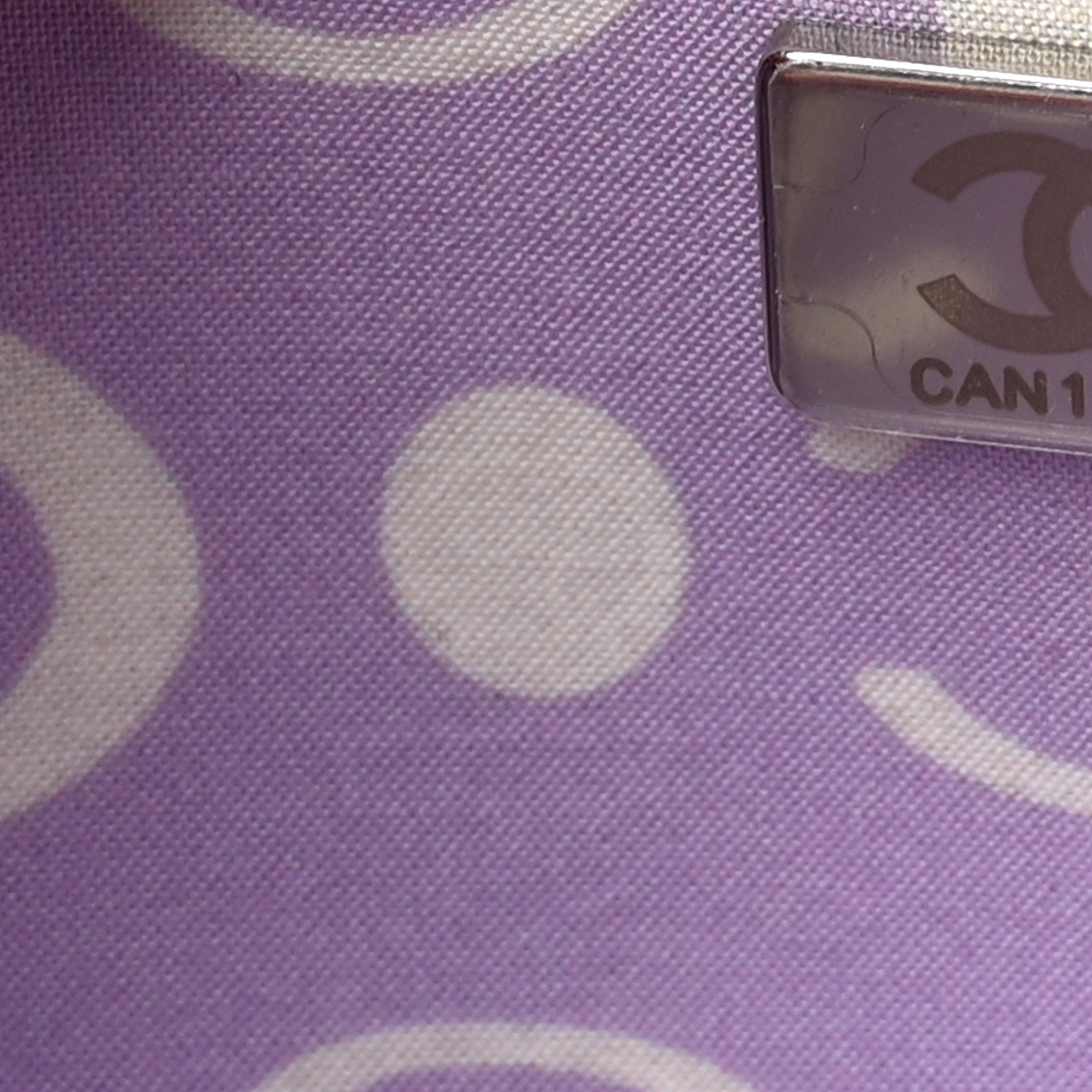 Chanel Caviar Quilted CC Logo Wallet on Chain WOC Purple 8 of 12
