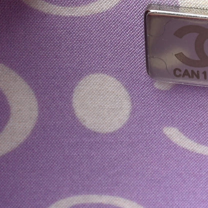 Chanel Caviar Quilted CC Logo Wallet on Chain WOC Purple 8 of 12