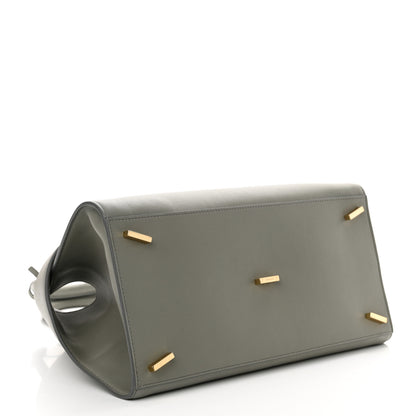 Salvatore Ferragamo Calfskin Small Hug Bag Ash Grey 4 of 10