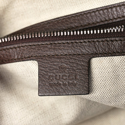 Gucci GG Supreme Monogram Web Ophidia Half Moon Hobo Brown 6 of 12