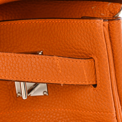 Hermes Taurillon Clemence JPG Birkin 42 Orange 17 of 30