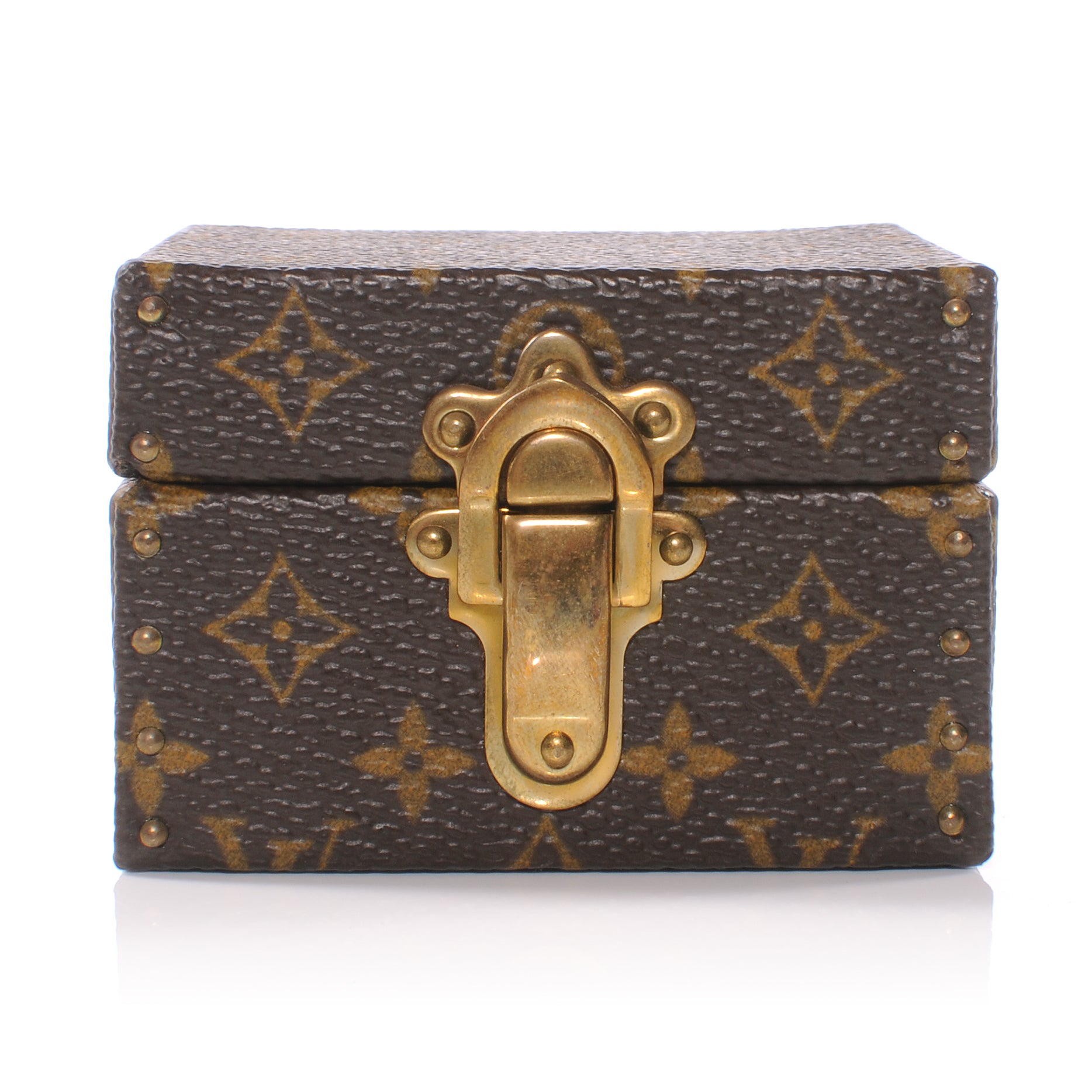 Louis Vuitton Monogram Ring Box Mini Trunk Case 1 of 6