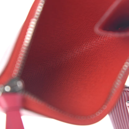 Louis Vuitton Epi Trio Card Case Wallet Rose Ballerine Rouge Fuchsia 10 of 11