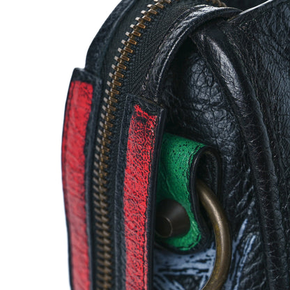 Balenciaga Agneau Graffiti All Over Classic Hardware S City Black Vert Rouge 11 of 14