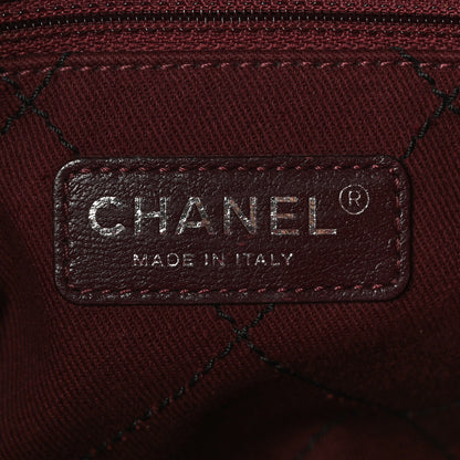 Chanel Grained Calfskin Quilted Large Daily Shopping Tote Black Black 7 of 11