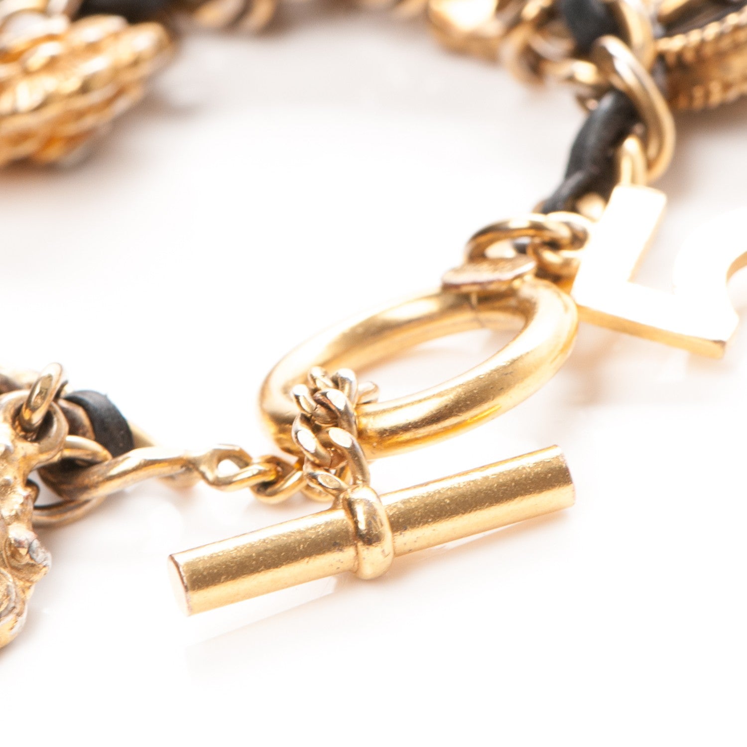 Chanel Precious Symbols Charm Bracelet Gold 7 of 7