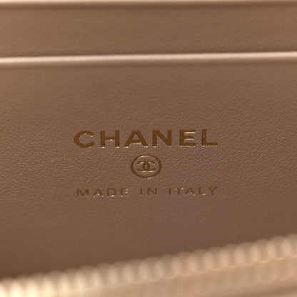 Chanel Caviar Quilted Top Handle Slim Vanity With Chain Dark Beige 6 of 11