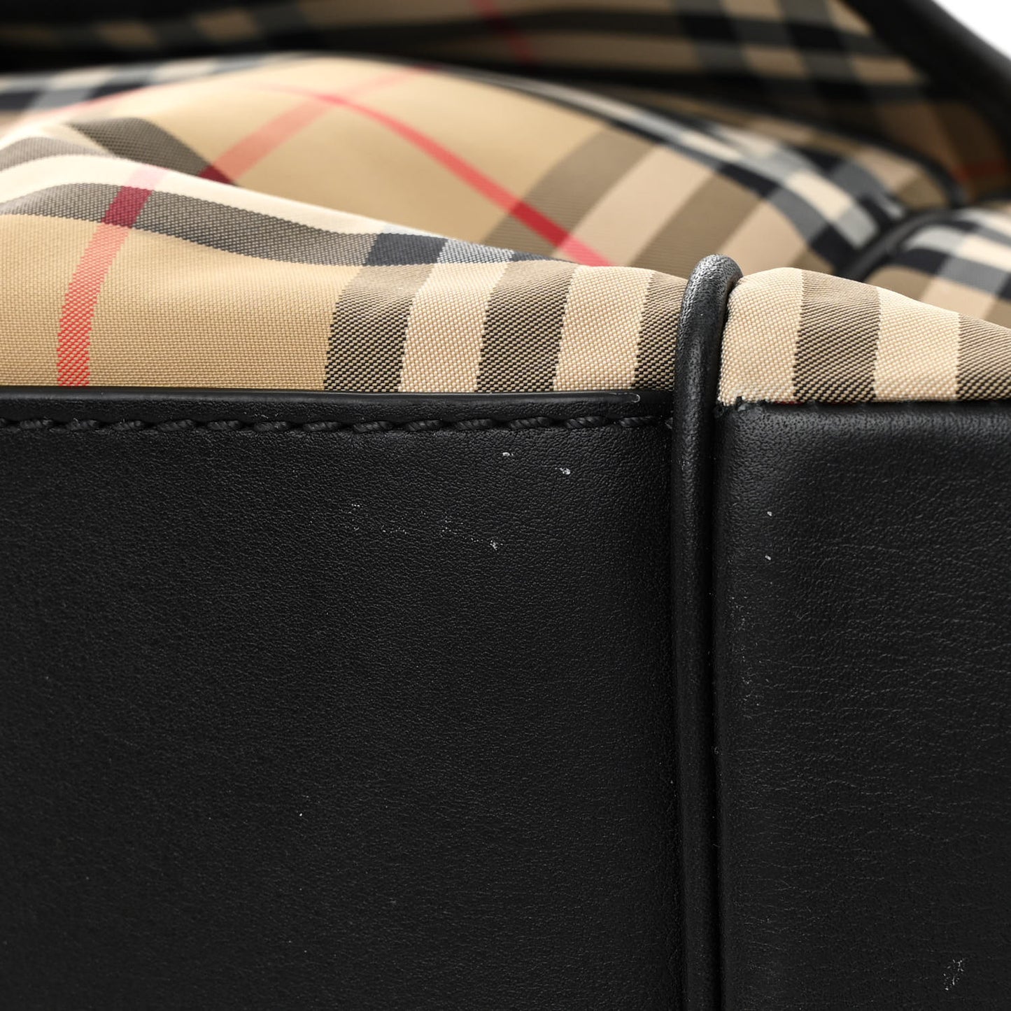 Nylon Vintage Check Logo Diaper Bag