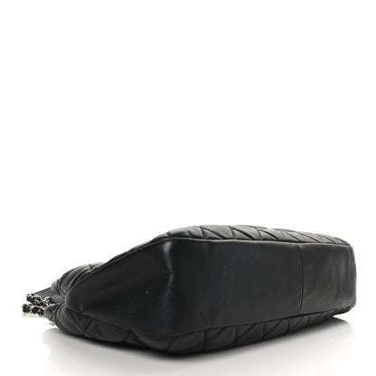 Chanel Caviar Quilted CC Timeless Soft Tote Black 4 of 10