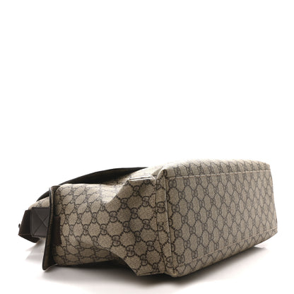Gucci GG Plus Monogram Messenger Diaper Bag Dark Brown 4 of 10