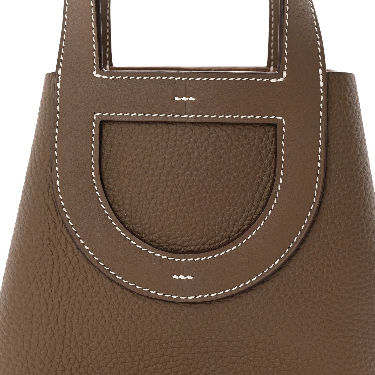 Taurillon Clemence Swift In-The-Loop 18 Bag Etoupe