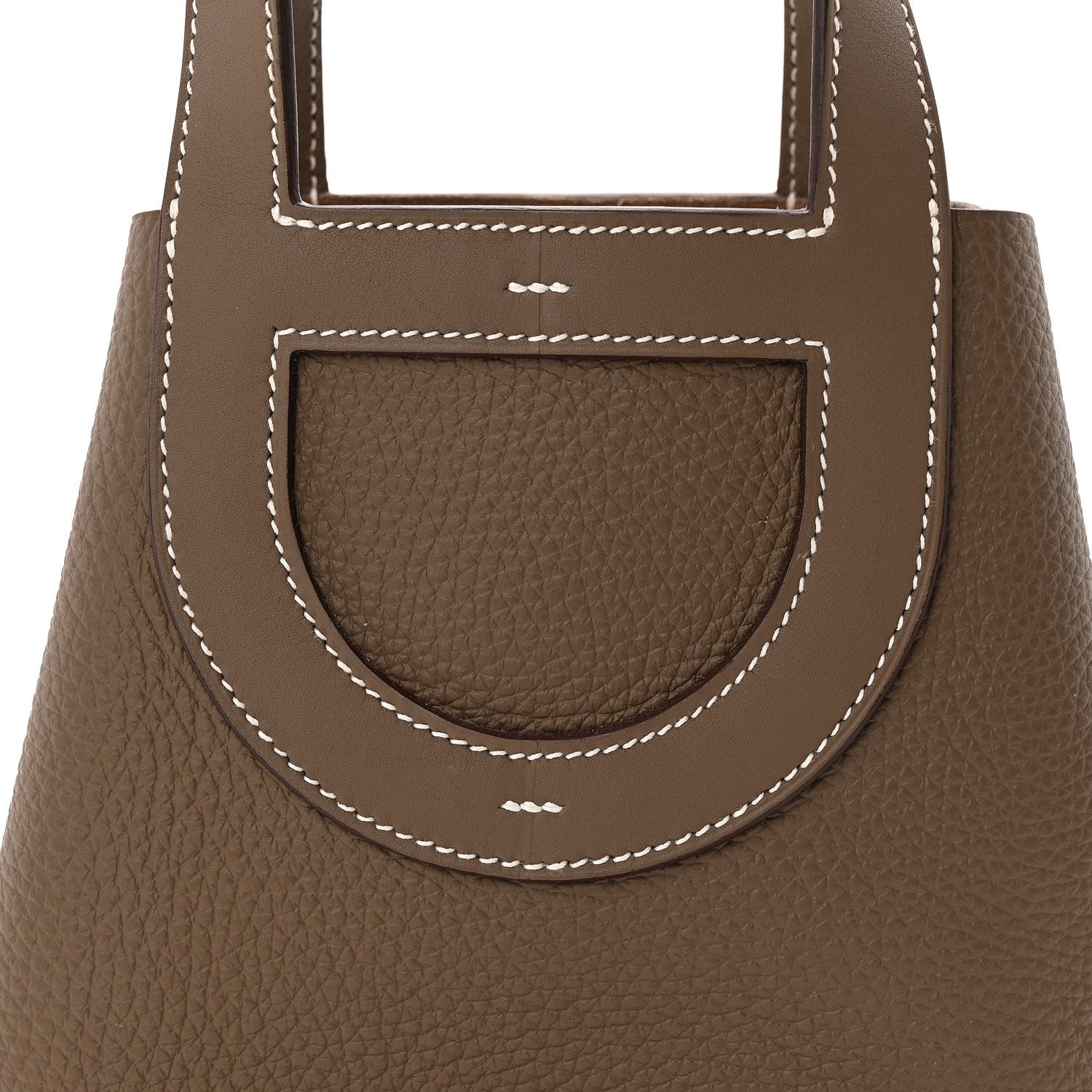 Hermes Taurillon Clemence Swift In-The-Loop 18 Bag Etoupe 8 of 10