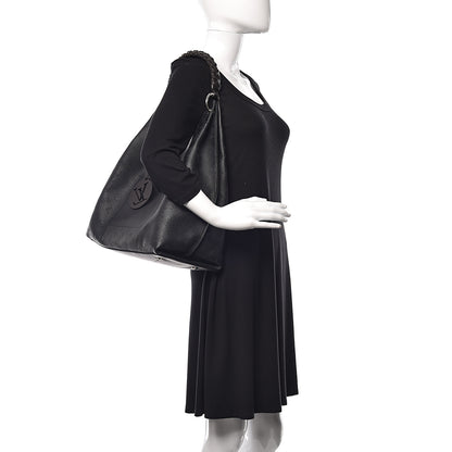 Louis Vuitton Mahina Carmel Hobo Black 2 of 15