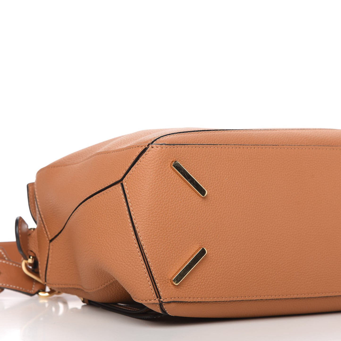 Calfskin Medium Puzzle Bag Tan