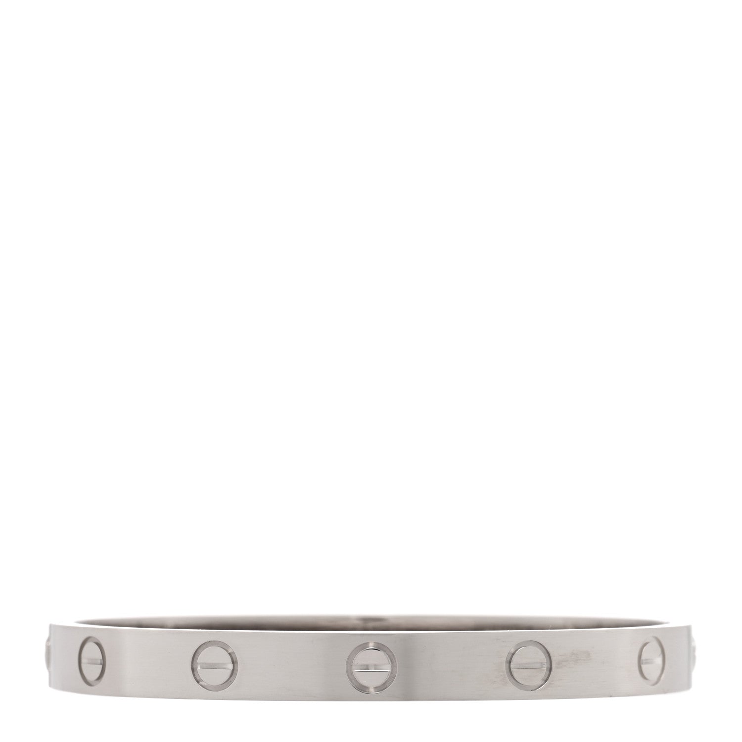 Cartier 18K White Gold LOVE Bracelet 16 1 of 10