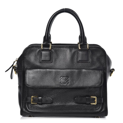 Loewe Grained Calfskin Cruz Tote Black 1 of 10