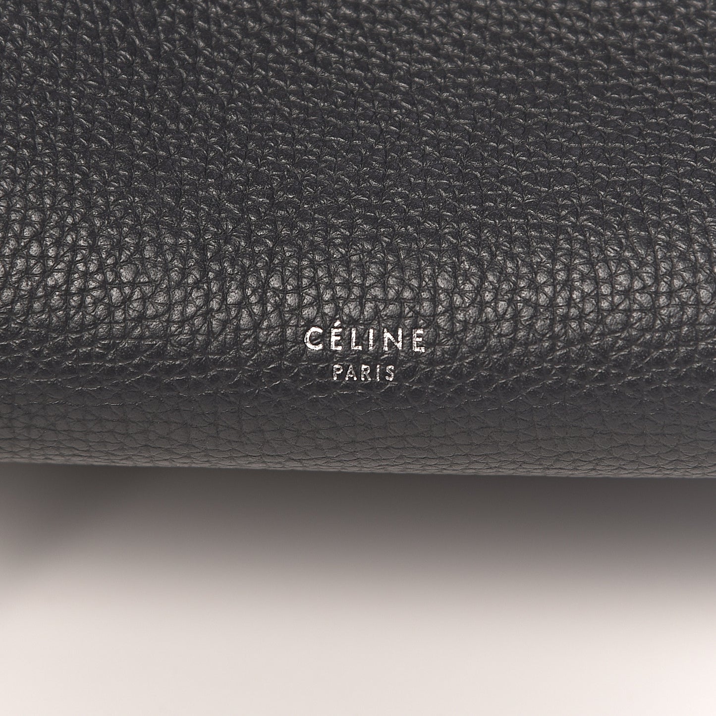 Supple Grained Calfskin Small Big Bag Black