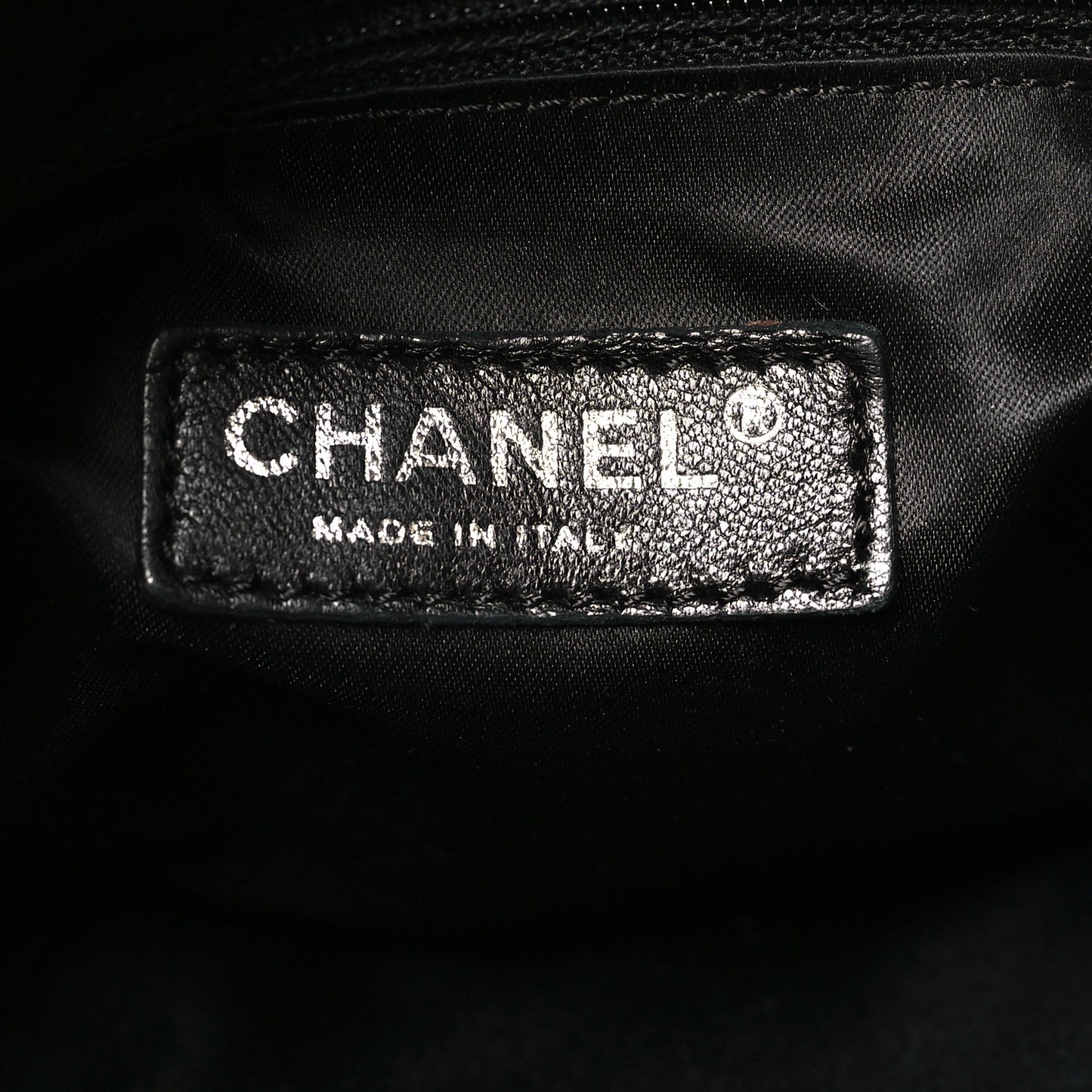 Quilted Lambskin Hidden Chain Hobo Black