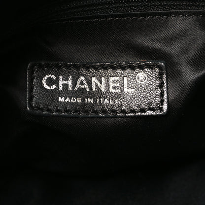 Chanel Quilted Lambskin Hidden Chain Hobo Black 6 of 11