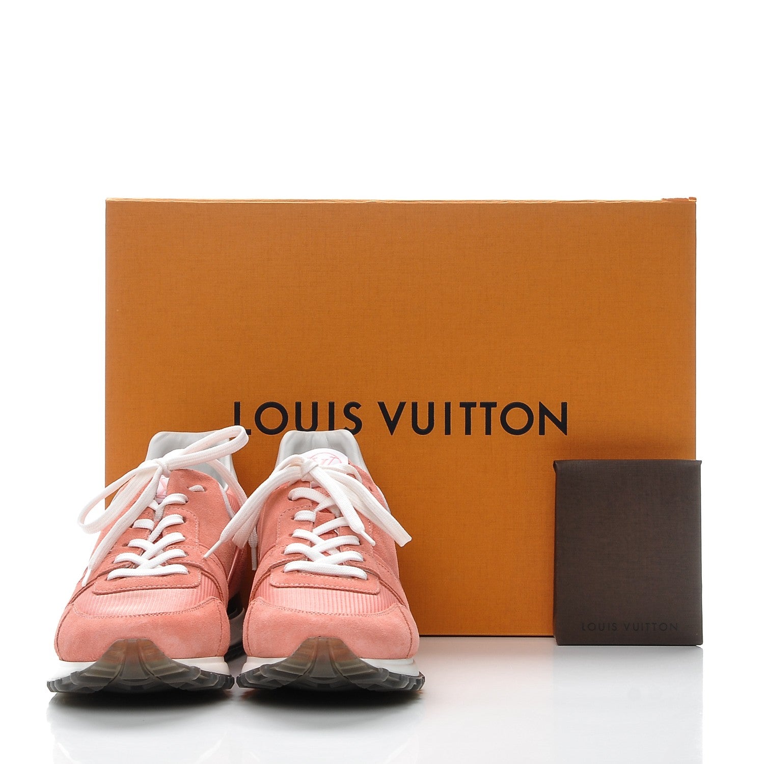 Louis Vuitton Nubuck Suede Run Away Sneakers 38.5 Pink 8 of 8
