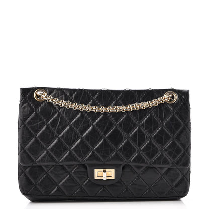 Chanel Aged Calfskin Quilted 2.55 Reissue 226 Flap Black 1 of 8