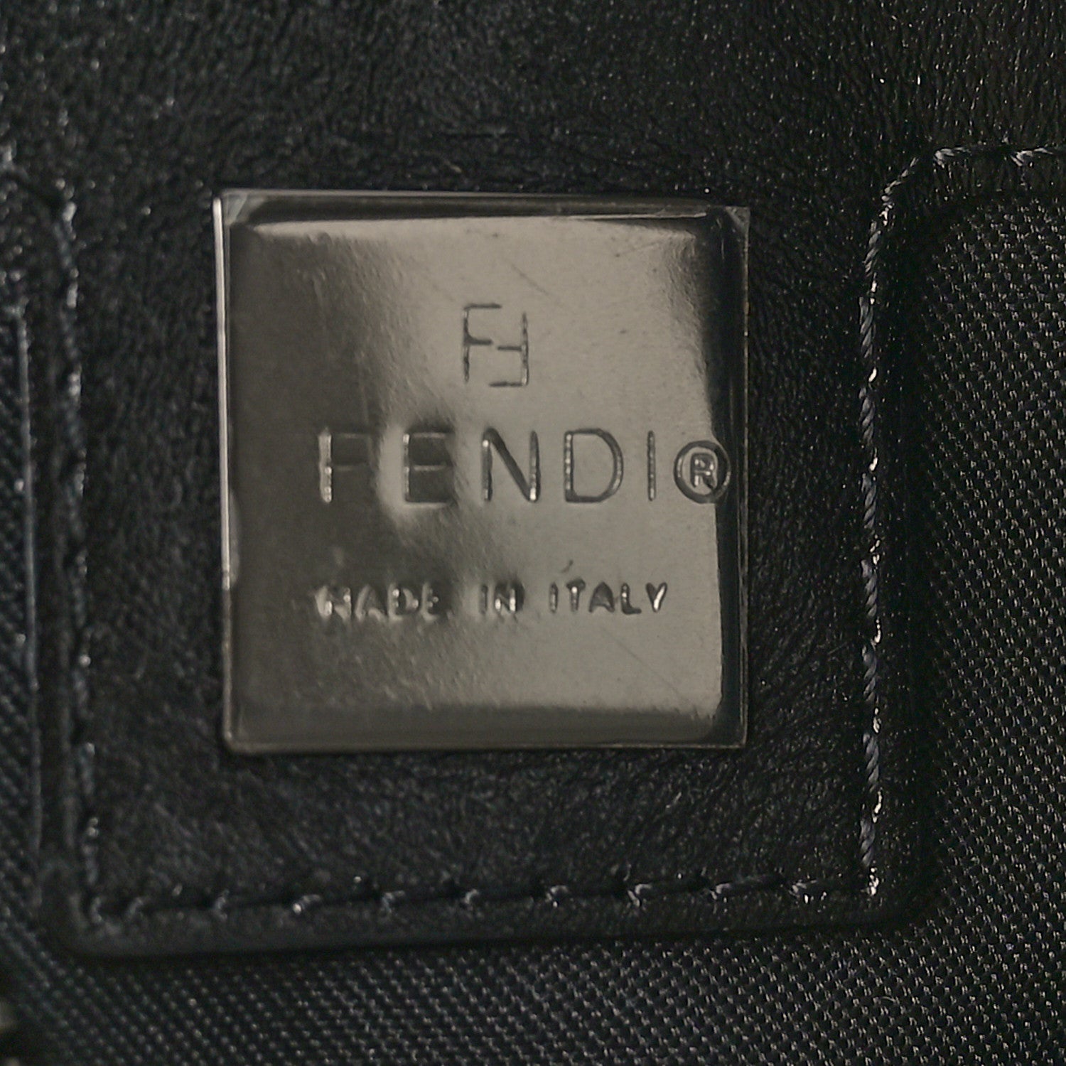 Fendi Zucchino Mini Pochette Black 6 of 8