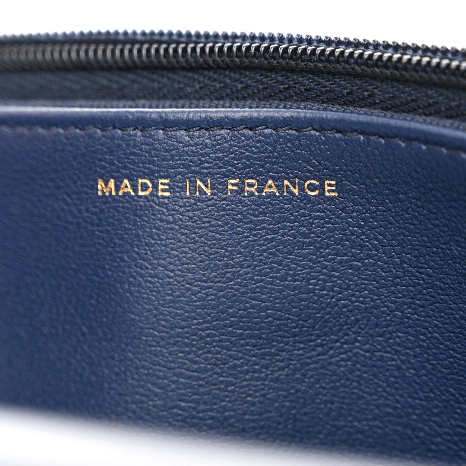 Chanel Lambskin Quilted Sweet Camellia Wallet On Chain WOC Navy Blue 7 of 11