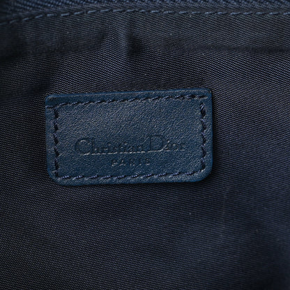 Christian Dior Monogram Mini Saddle Pochette Navy 6 of 8