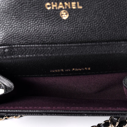 Chanel Caviar Quilted Flap Classic Belt Bag Black 5 of 9