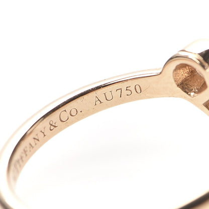 Tiffany 18K Rose Gold Diamond Hearts Ring 50 5.5 5 of 6