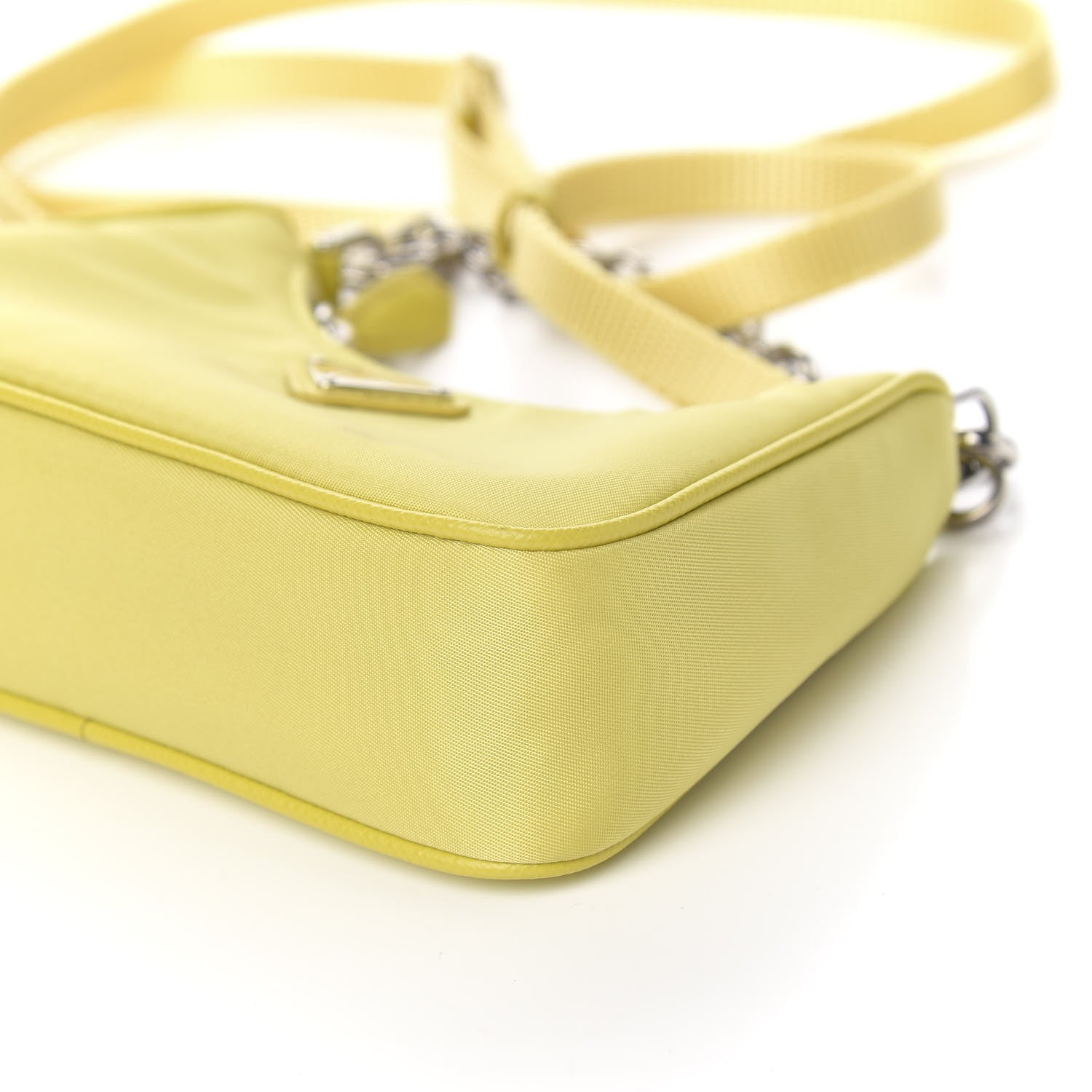 Prada Tessuto Nylon Saffiano Mini Re-Edition 2000 Shoulder Bag Ananas 8 of 10
