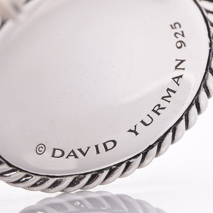 David Yurman Sterling Silver Diamond Cable Collectibles Tree of Life Amulet Pendant 3 of 5