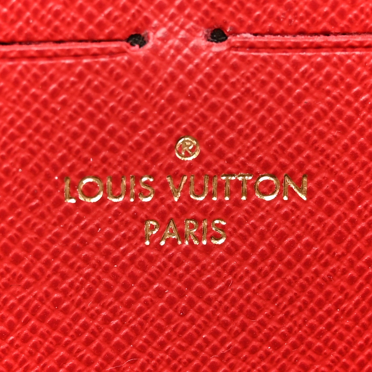 Louis Vuitton Damier Ebene Clemence Wallet Cherry 6 of 7