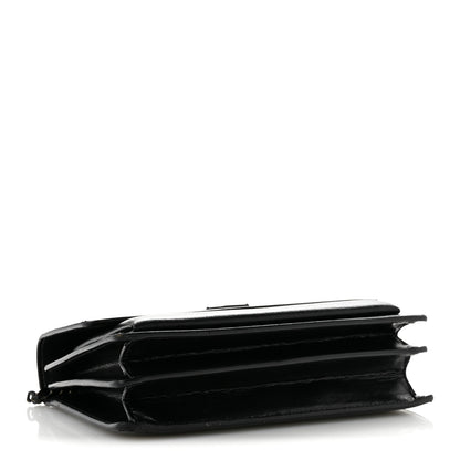 Saint Laurent Calfskin Medium Monogram Sunset Satchel Black 4 of 16
