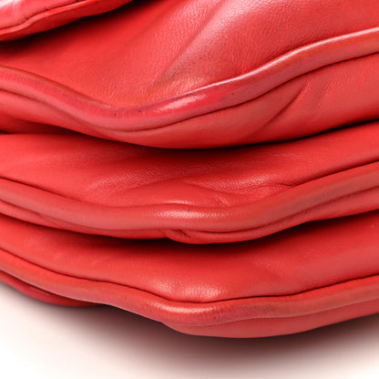 Miu Miu Nappa Shoulder Bag With Chain Red 8 of 20